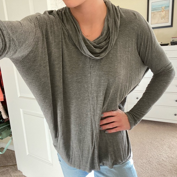 Cowl Neck Long Sleeve - Picture 2 of 4